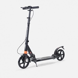 ZXCSER Scooter ZXCSER Scooters with Disc Handbrake, Foldable Kick Scooter Push Street Scooter with Dual Suspension Adjustable Handlebar, 200mm Big Wheels