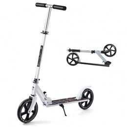 Zxqiang Scooter Zxqiang Wheel Folding Scooter, three-level Height Adjustment, youth Travel to Work on Campus, Adult Scooters, Zhongda Children Scooters, for Beginner Boys Girls Teens Adultsm, white