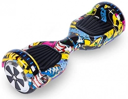 Smart Technology Scooter 2021 Hoverboards for kids 6.5 Inch Electric Scooter Board with Bluetooth Speaker - Amazing LED Lights for Kids, Teenagers and Adults (Hip Hop)