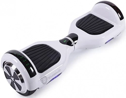 Smart Technology Self Balancing Segway 2021 Hoverboards for kids 6.5 Inch Electric Scooter Board with Bluetooth Speaker - Amazing LED Lights for Kids, Teenagers and Adults (White)