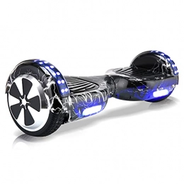 Fdsalvation Self Balancing Segway 6.5" Hoverboard 2 Wheels Self Balancing Electric Hoverboard Maximum Load 120kg / 256lb with Bluetooth Speakers and LED Lights Wheels, Best Gifts for Kids Adult