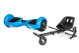 ZIMX Scooter BLUE - ZIMX HB2 HOVERBOARD SWEGWAY SEGWAY WITH LED WHEELS UL2272 CERTIFIED + HOVERKART HK8 BLACK