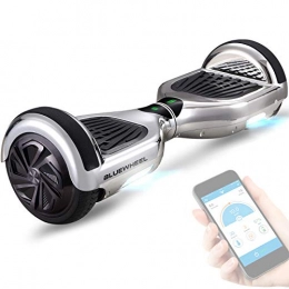 Bluewheel Electromobility Self Balancing Segway Bluewheel HX310s Self Balancing Hover Scooter Board with UL2272 safety standard -Kids safety mode with App -Bluetooth speaker -700W engine, LED - Electric Skateboard