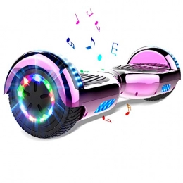 COLORWAY Scooter COLORWAY 6.5 inch Hoverboard -Self Balancing Scooter with Bluetooth Electric Scooter LED Lights