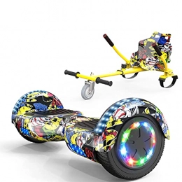 COLORWAY Self Balancing Segway COLORWAY Hoverboard Self Balancing Scooter 6.5'' - Hoverboards Segway Electric Scooter Off-Road - Bluetooth Speaker LED lights & 700W Motor + Hoverkart Gifts for Kids