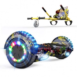 COLORWAY Self Balancing Segway COLORWAY Self Balancing Scooter Hoverboards 6.5'' - Segway Electric Scooter Off-Road - Bluetooth Speaker LED lights Gift for Kids and Adults