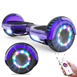 GeekMe Self Balancing Segway GeekMe Hoverboards for kids 6.5 Inch Electric Scooter Board with Bluetooth - Speaker - Beautiful LED Lights Gift for kids and teenager and adults
