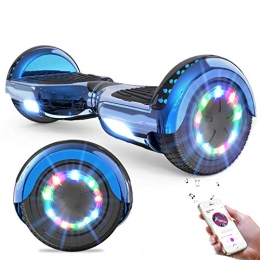 GeekMe Scooter GeekMe Hoverboards for kids 6.5 Inch Electric Scooter Board with Bluetooth - Speaker - Beautiful LED Lights Gift for kids and teenager and adults…