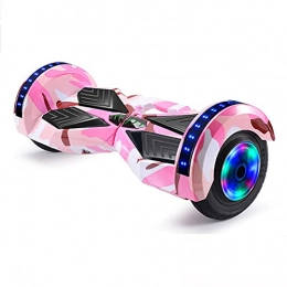  Self Balancing Segway Hoverboard Electric smart self-balancing vehicle adult scooter can be portable Bluetooth music luminous wheel, Pink