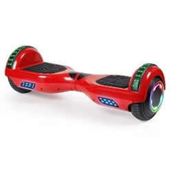 SISIGAD Scooter Hoverboard for Kids, 6.5" Self Balancing Electric Scooter with Bluetooth and LED Lights, Off Road Adult Hoverboard
