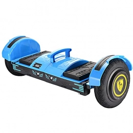  Self Balancing Segway Hoverboard Self Balancing Scooter Adult children's Smart folding balance scooter two-wheeled with handrails with music 10-inch scooter, Blue