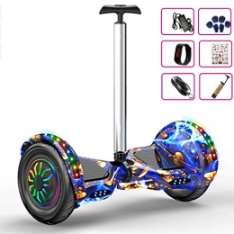  Self Balancing Segway Hoverboard Self Balancing Scooter Music with armrests for men and women cool adult two-wheelers music car induction double intelligent electric balance scooter, Blue