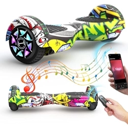 iHoverboard Scooter Hoverboards for Kids, iHoverboard H1 6.5" Two-Wheel Self Balancing, Smart Hoverboards with Bluetooth - Speaker - Flash LED Lights Hoverboards for Boys Girls Gift