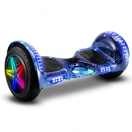 LMSM Scooter LMSM Scooter Board, 10 Two Wheel Self Balancing Electric Scooter, Great Skateboard Gift for Kids and Adult, with Flashing Wheels and Bluetooth