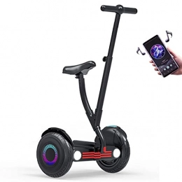 N / B Self Balancing Segway N / B Hover board - Self Balancing Scooter 6.5'', Built-in Bluetooth Speaker and Colorful LED Lights, with Seat and Armrests, Front LED Headlights, Red Warning Taillights, Hoverkart Gifts for Kids