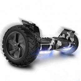 NEOMOTION Scooter NEOMOTION Hover Scooter Board Hummer 8.5 Inch Self Balancing Scooter All Terrain Solid Self-Balanced Electric Scooter Gyropode SUV with 700W Powerful Motor Bluetooth LEDs for Adults and Children