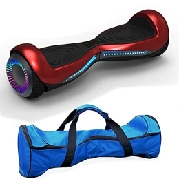 Nero Sport Self Balancing Segway Nero Sport Chic Red 6.5" Electric Self Balance Hover Scooter Board with 2 wheels and Bluetooth - Includes carry bag