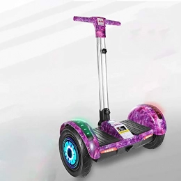Off-Road Self-Balancing Scooter 10 Inch Electric Color Screen Smart Remote Control, Manual Lifting Suitable for Adults Children And Students,Purple