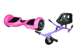 ZIMX Scooter PINK - ZIMX HB2 HOVERBOARD SWEGWAY SEGWAY WITH LED WHEELS UL2272 CERTIFIED + HOVERKART HK5 PURPLE