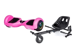 ZIMX Scooter PINK - ZIMX HB2 HOVERBOARD SWEGWAY SEGWAY WITH LED WHEELS UL2272 CERTIFIED + HOVERKART HK8 BLACK