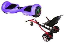 ZIMX Scooter PURPLE - ZIMX HB2 HOVERBOARD SWEGWAY SEGWAY WITH LED WHEELS UL2272 CERTIFIED + HOVERKART HK5