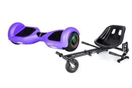 ZIMX Scooter PURPLE - ZIMX HB2 HOVERBOARD SWEGWAY SEGWAY WITH LED WHEELS UL2272 CERTIFIED + HOVERKART HK8 BLACK