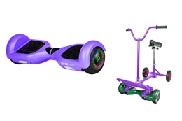 ZIMX Scooter PURPLE - ZIMX HOVERBOARD SWEGWAY SEGWAY WITH LED WHEELS UL2272 CERTIFIED + HOVEBIKE PURPLE