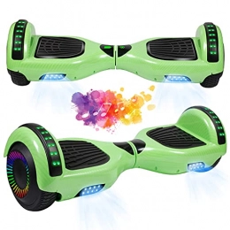 SISGAD Scooter SISGAD Hoverboard for Kids, 6.5" Self Balancing Electric Scooter with Bluetooth and LED Lights, Off Road Adult Overboard, Safety Certified