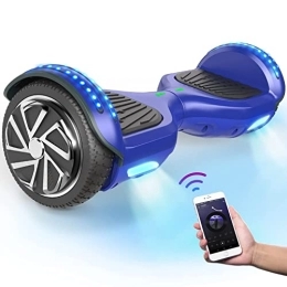 SISIGAD Scooter SISIGAD Hoverboard Self Balancing Scooter 6.5" Two-Wheel Self Balancing Hoverboard with Bluetooth Speaker and LED Lights Electric Scooter for Adult Kids Gift