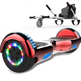 SOUTHERN-WOLF Scooter SOUTHERN-WOLF Hoverboards go Kart Self Balance Scooter with Hoverkart 6.5 Inches Hoverboards for kids LED with Lights and Bluetooth Speaker Best Gifts for Kids Best Gifts for Boys and Girls