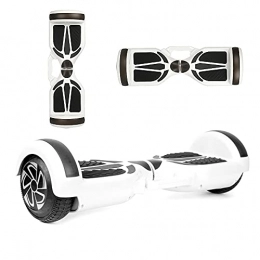ZTBGY Self Balancing Segway ZTBGY Self-Balancing Electric Scooter, Two Wheel Smart Self Balance with Bluetooth Speaker 6.5 Inches LED Lights Flashing Wheels Hoverboards Max Speed 10km / h Endurance 15km, birthday Gift. (white)