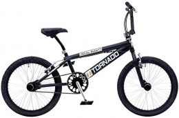 Bike Fun BMX Bike Fun Tornado Vélo de frein pour fille / garçon Noir mat 55 cm