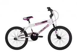 Flite vélo Flite Fl029b Kid's Screamer Vélo BMX, Cadre 27, 9 cm / Roues de 50, 8 cm – Blanc