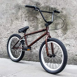 GASLIKE BMX GASLIKE Adulte 20 Pouces vélo BMX, de Haute qualité Fantaisie Voir Stunt BMX vélo pour débutants Niveau Riders avancés Rue Bikes 25T * 9T