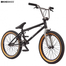KHEbikes BMX KHE BMX Vélo Beater breveté Affix 360° Rotor 20" Seulement 11, 2 kg Noir / Gris, Noir / Argent
