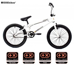 KHEbikes BMX KHE Vélo BMX Cosmic avec singix Rotor Blanc 11, 1 kg