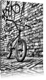 Pixxprint vélo Pixxprint Street Art Graffiti BMX Art Toile 100x70cm Murale XXL