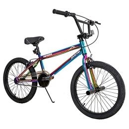 STITCH vélo STITCH Gemsbok Freestyle BMX Style vélo pour enfants pour les années et les niveaux de début vers les roues avancées pour adultes, roues de 20 pouces, cadre en acier, huile Slick