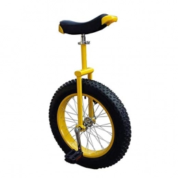 JHSHENGSHI vélo 20 monocycle de roue de 24 pouces pour enfants adultes débutant adolescent, siège de selle confort monocycles pneus extra épais antidérapants, vélos de cyclisme hors route d'équilibre extéri