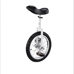 AA100 Monocycles AA100 Monociclo de 20 pulgadas Para adultos al Aire Libre, jóvenes, Hombres y Mujeres, ejercicio de equilibrio, Ciclismo, monociclo competitivo, Blanc