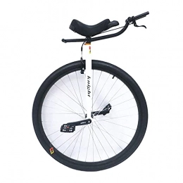 aedouqhr vélo aedouqhr Monocycle de 28"(71 cm avec poignée et Freins, vélo d'équilibre Robuste surdimensionné pour Adultes pour Personnes de Grande Taille de 160 à 195 cm (63 à 77", Charge de 150 kg / 330 LB)
