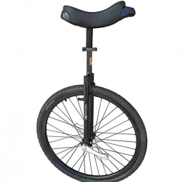 aedouqhr vélo aedouqhr Monocycle Heavy Duty Adulte Monocycle, Extra Large 28inch Wheel Balance Cycling, pour débutants / Professionnels / entraîneurs, avec Jante en Alliage, Charge 150kg / 330lbs (Couleur : Noir)