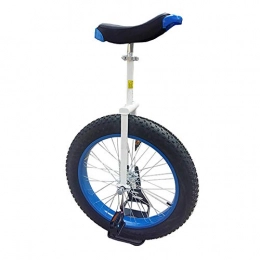 AHAI YU vélo AHAI YU Big Kids / Homme Teen 20inch Roue monocycle, avec Pneu de Montagne et Stand très épais, 24 Pouces Adultes équilibrer Vélo pour Oudoor Trek (Color : Blue, Size : 24INCH)