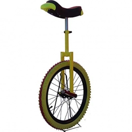 AHAI YU vélo AHAI YU Compétition Monocycle Balance Sturdy 20 Pouces Associées pour débutants / Adolescents, avec Roue d'antyle d'étanche à Cyclisme Sports de Plein air Fitness Exercice Santé (Color : Yellow+Red)