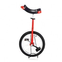 AHAI YU vélo AHAI YU Freestyle Monocycle 18 Pouces Roue, pour Enfants Josycles pour Adultes, entraîneur de Roue avec Support de synicyclettes, Sports de Plein air (Color : Red)