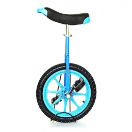 AHAI YU Monocycles AHAI YU Kids / Girls / Garçons 16Inch Roue Monocycle, 7 / 09 / 09 / 10 Année Child Sport extérieur Vélo Vélo, Pneumatique et Pédales (Color : Blue)
