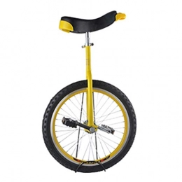 AHAI YU Monocycles AHAI YU Monocycle de 16 Pouces pour Enfant / garçons / Girls débutant (Hauteur de 110-140 cm), équilibre d'enfant Cyclisme avec piédes de patinée, Meilleur Anniversaire présent (Color : Yellow)