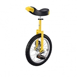 AOIO Monocycles AOIO 16 Pouces Roue monocycle Leakproof Butyl Pneu Roue Vélo Sports de Plein air Fitness Exercice Santé Yellow