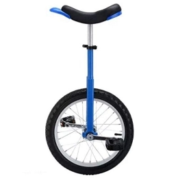 AZYQ vélo Azyq Monocycles de roue 16 / 18 / 20 pouces pour enfants adultes adolescents débutants, monocycle robuste avec jante en alliage, exercice d'équilibre en plein air amusant Fitness, Bleu, Roue de 16 pouces