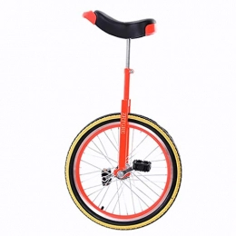 DFKDGL vélo DFKDGL Monocycle 16 / 20 / 24 Pouces, pneus antidérapants réglables en Hauteur, vélo d'équilibre, Anniversaire, 3 Couleurs (Couleur: C, Taille: 20 Pouces) monocycle